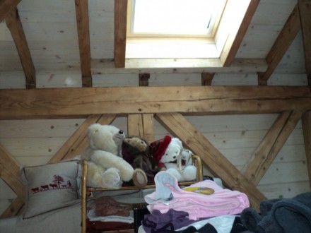 Charpente isol par l'exterieur et velux